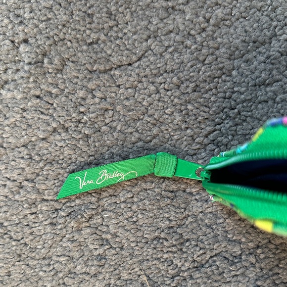 Vera Bradley Green Paisley Wristlet Wallet - Picture 3 of 4